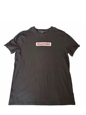 Tommy Hilfiger Dark Gray Logo‎ Tee – Size L